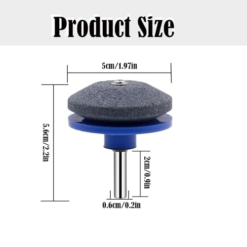 3 Pcs Mower Sharpening Stone Wheel Kit for Dull Blade Lawnmower
| Universal Garden Tool Grindstone and Knife Edge Whets