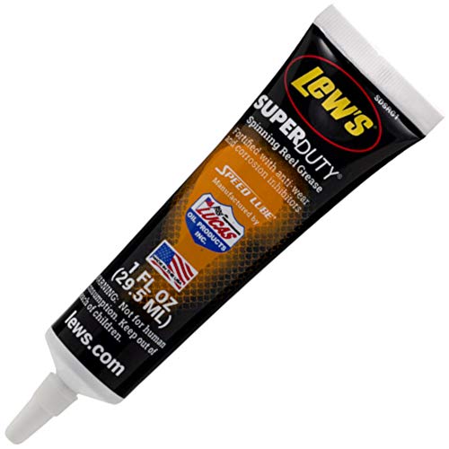 Lew's SDSRG1 Super Duty Spinning Reel Grease - All-Purpose Lubricant for Fishing Reels - 1-Ounce Tube - Ideal for All Sp