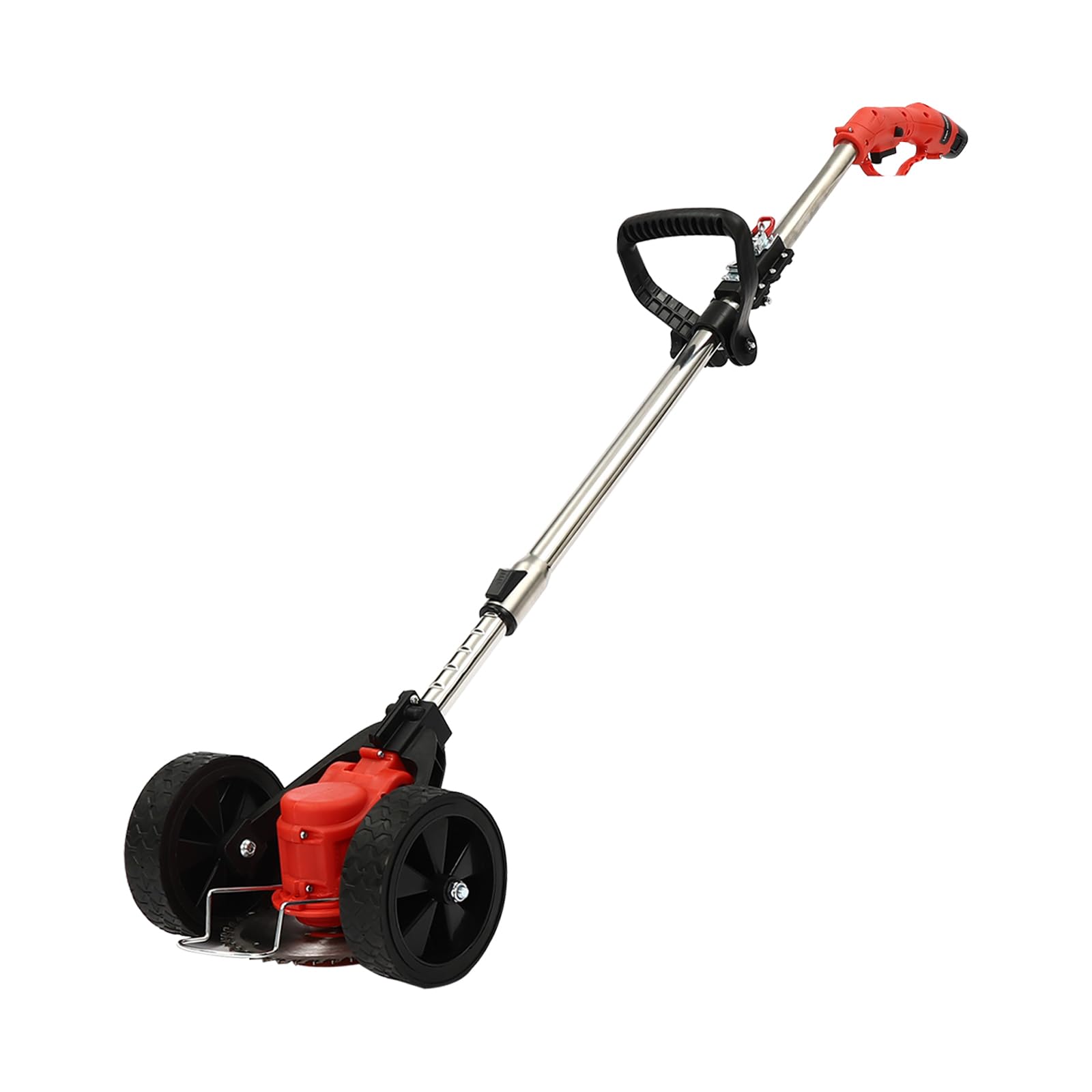 Battery Powered Cordless Grass Trimmer for Yard and Garden Use
| Reel Mower and Pull Scarifier Tool for Outdoor Mainten